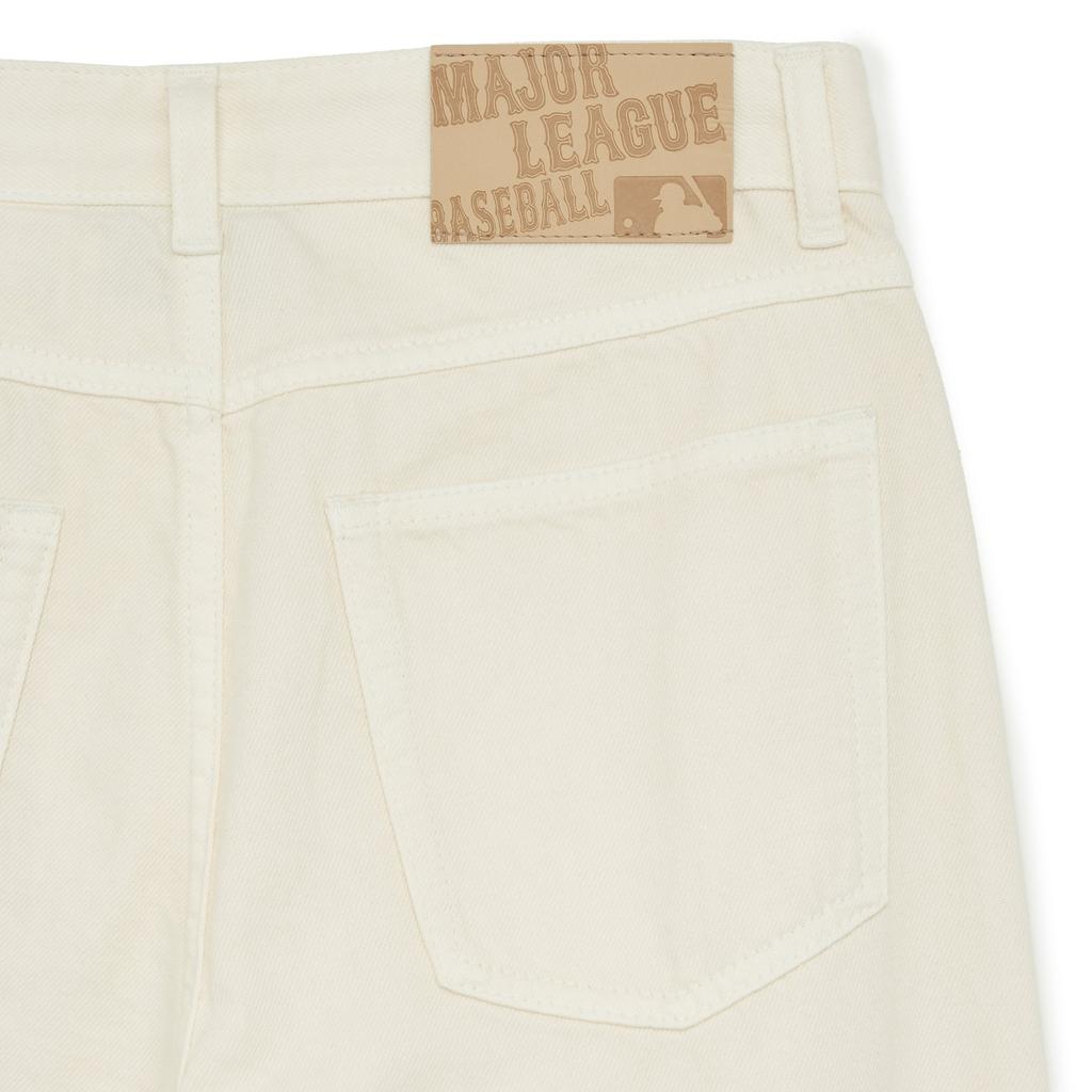 New MLB Jeans Women's Ivory 3FDPB0134-43CRS