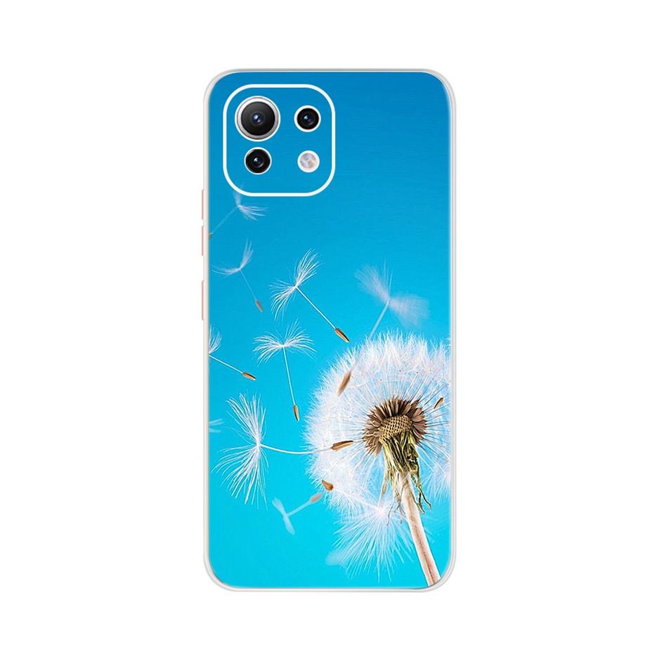 For Xiaomi Mi 11 Lite Case Cute Cartoon Cover For Xiaomi Mi 11 Lite 5G Phone Cases Mi11 Lite 11Lite Soft TPU Fundas Capa 6.55''