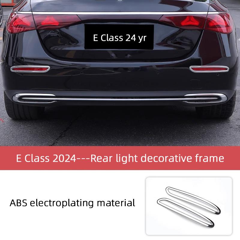 

Для Mercedes Benz E-Class W214 2024 2025, 2 шт. Декоративная накладка на задний фонарь противотуманной фары, Внешние декоративные аксессуары 2pcs-E Class 24-25