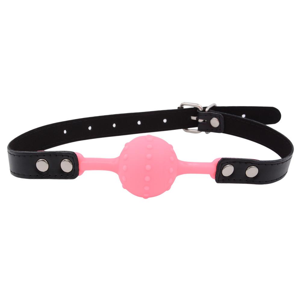 SM Silicone Mouth Plug Ball Female Slave Bondage and Discipline Training an Engine of Torture Couple Sex Toys for Men and Women Sex Toys