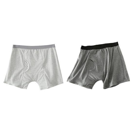 Men Anti-Leakage Underwear Elderly Bedridden Patients Boxer Briefs Urine-Proof Pads Boxer Underwear Daily Wear