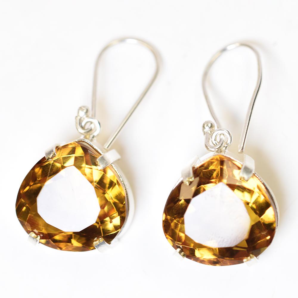 Stunning 70.9 Ct Natural Certified 7 Color Change Alexandrite Pear Earring Pair MY.ER-30-NS