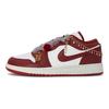 Jordan Air Jordan 1 811 Manufacturing, Perfect Match Made In Heaven Low top Vintage Basketball Shoes Men's Red White FJ3459-160(Team80-)