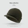 Army Style Cap Military Winter Warm Knitted Hat Thick Beanie Fashion Baseball Caps for Men Women GZW