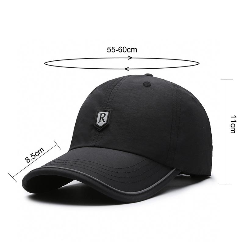 Spring And Summer Quick-drying R-baseball Cap Men's Cap Outdoor Thin
