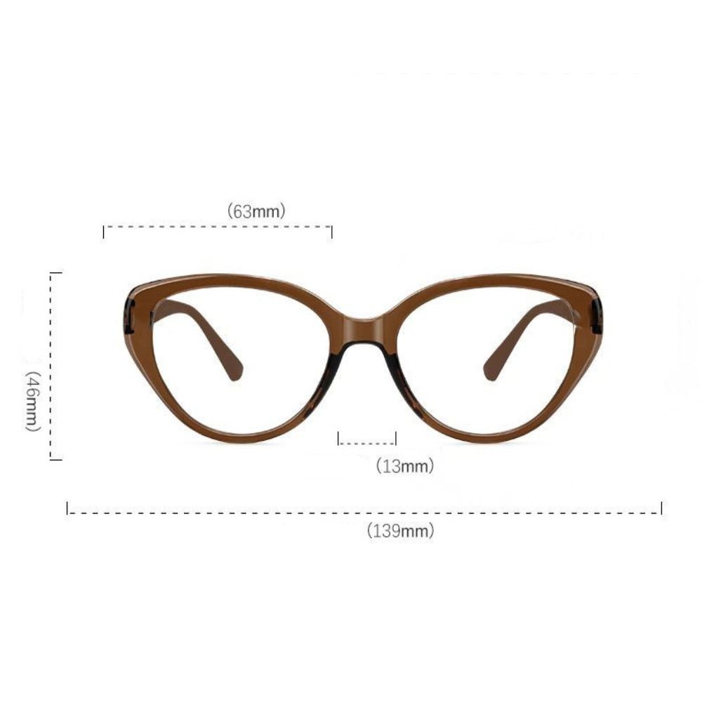 1Pc Pc Material Retro Anti-Blue Light Glasses Fashion Flat Mirror Cat Eye Glasses Unisex Small Frame Eyeglasses Reading Eyewear