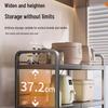 Adjustable Carbon Steel Kitchen Storage Rack