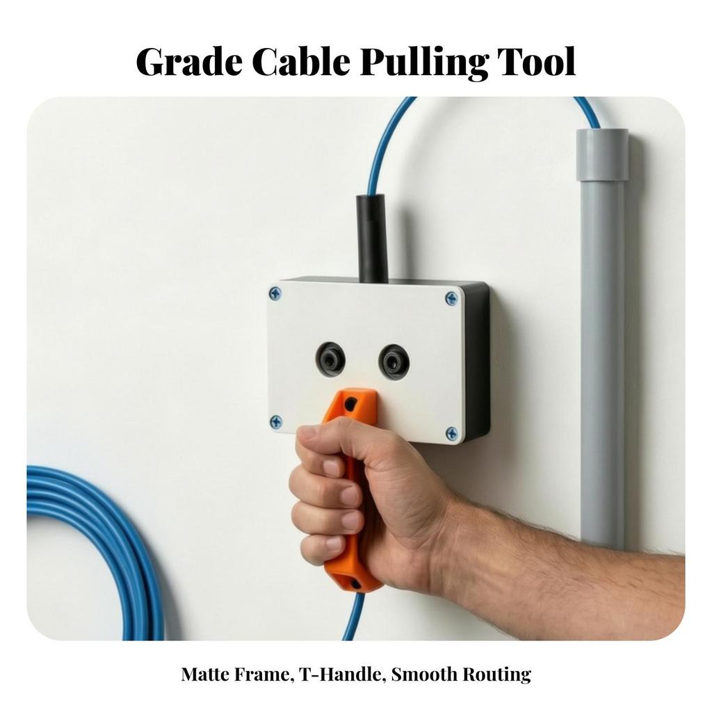 Assisted Wire Pulling Tool Sturdy Powered Puller Practical