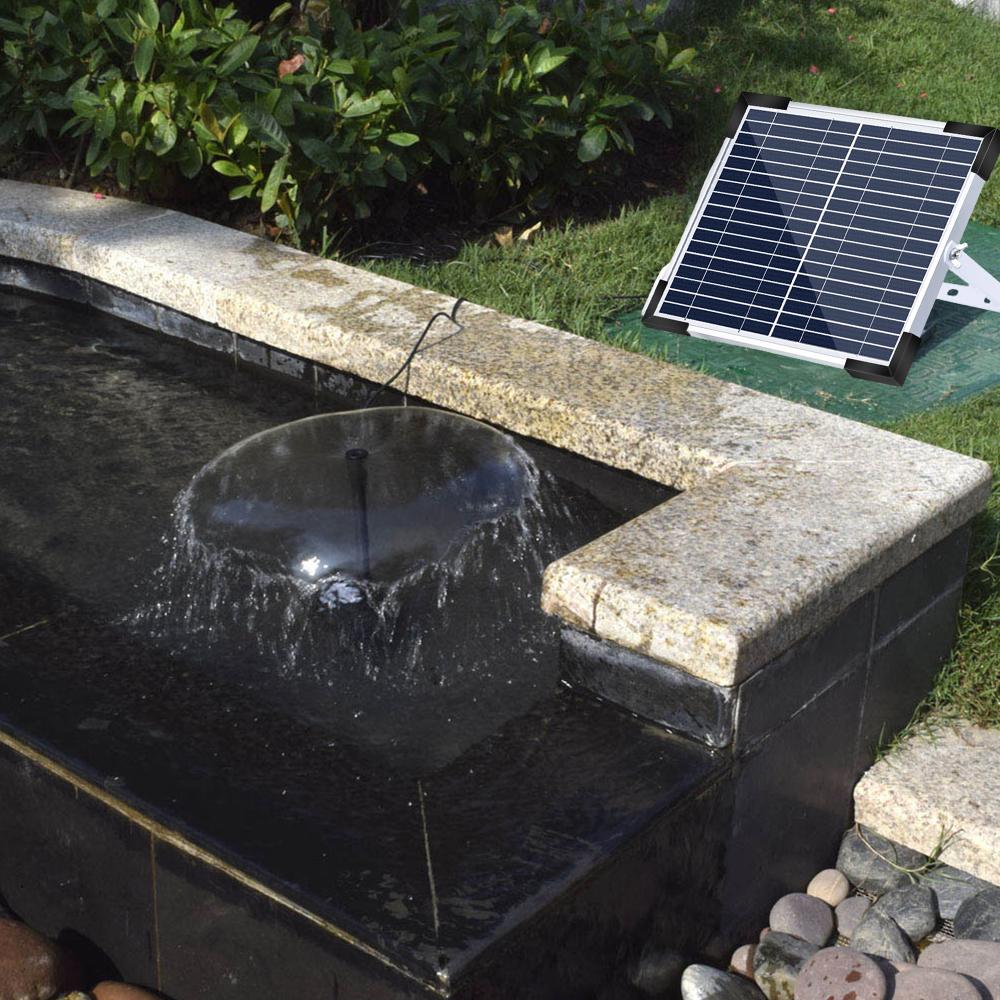 Hochleistungs-Solar-Landschaftsbrunnen 17V 10W Ausrüstung Solarwasserpumpe Gartenbrunnen Dekorativer Brunnen