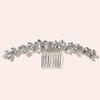 European Classical Rhinestone Hair Comb for Bridal Styling