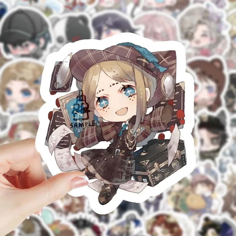 10/30/50/100pcs Q Version Kawaii Game Identity V Stickers Cute Cartoon Graffiti Decals for Stationery Suitcase Phone Sticker Toy