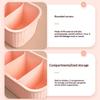 Multifunction Durable Plastic Desktop Storage Box for Organizing Tableware Cosmetics Ideal for Kitchen and Dresser