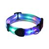 LED Leuchthalsband USB-Aufladung Haustierhalsband mit Licht PVC Geflochtenes Gurtband Hundeleine Leuchtendes Hundehalsband