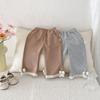 Infant Lace Pants 2025 Korean Version of the New Baby Girl Foreign Casual Pants Fashion Versatile Bell Pants Trousers