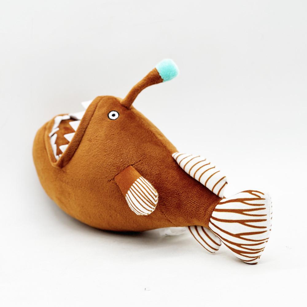 Johnsonii Lantern Melanocetus Fishdevil Fish Plush Toy Doll Accompany Gift
