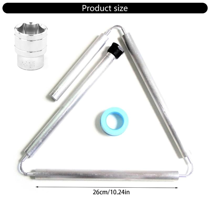 Water Heaters Protective with Sturdy Magnesiums Anode Rods Easy Installion Split Section Designs Home Accessory