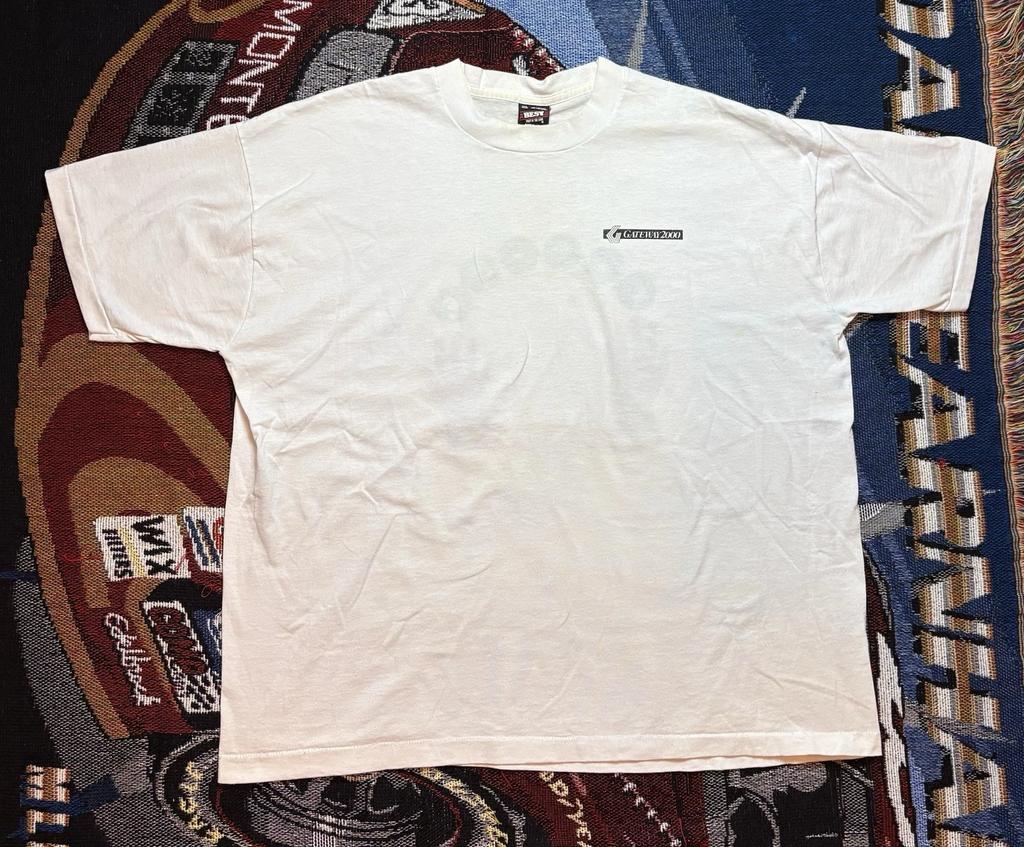 Vintage Gateway 2000 Shirt Computer Tech Single Stitch 2XL Made USA