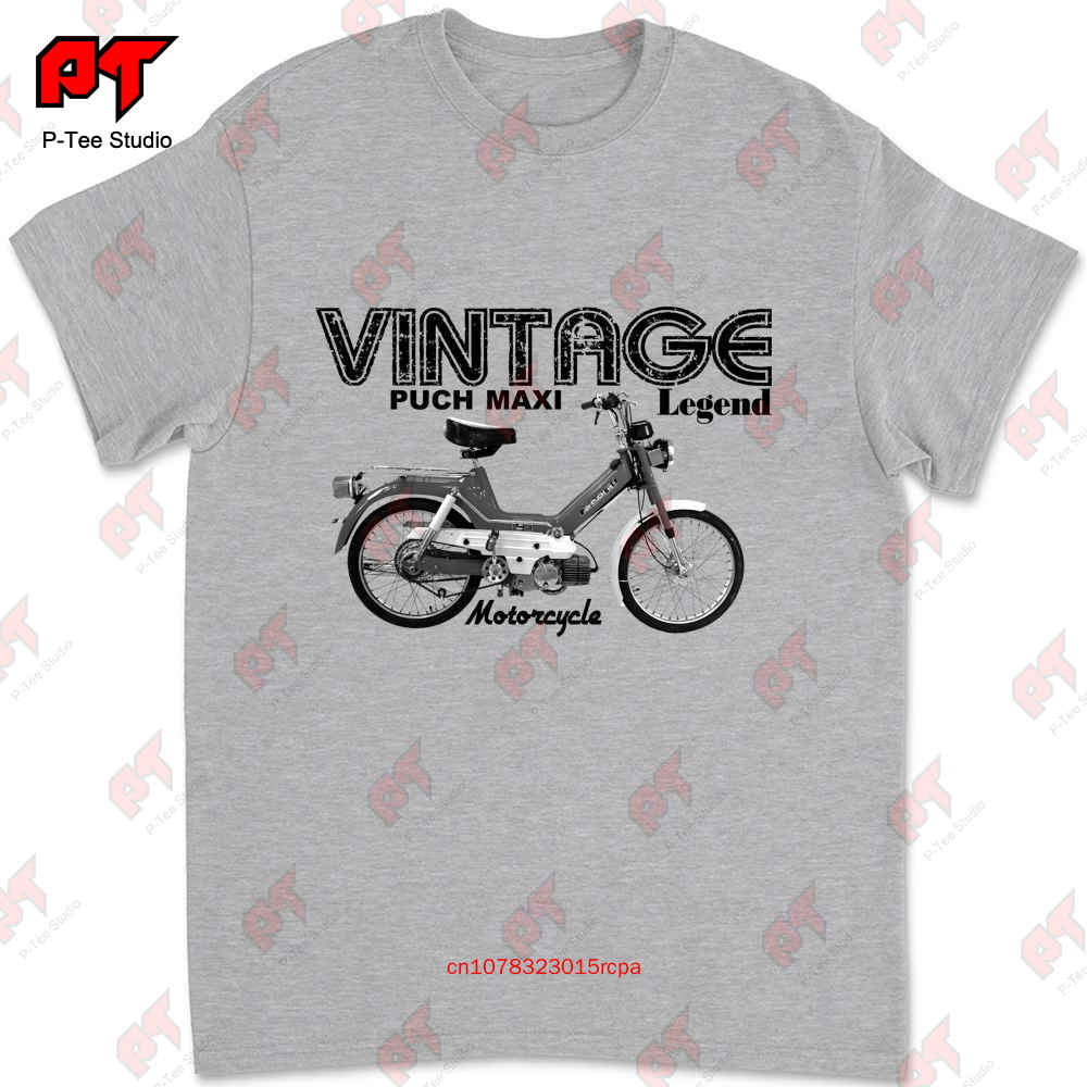 Puch Maxi Vintage Motorcycle Classic Bike Tshirt DC1Z