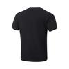 Li Ning Mens Running Series Quick-Dry Breathable Round Neck Logo Reflective Short Sleeve T-Shirt Men Tops Black ATSU051-1