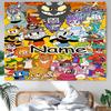 Personalized Cuphead Background Tapestry,Custom Name Birthday Party,Multifunctional Wall Decoration for Home Decor,Various Occasions