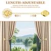 6/4Pcs Magnetic Curtain Tiebacks Sparkling Window Drapery Clips Drapery Buckles with Spring Wire for Home Hotel Office Decor