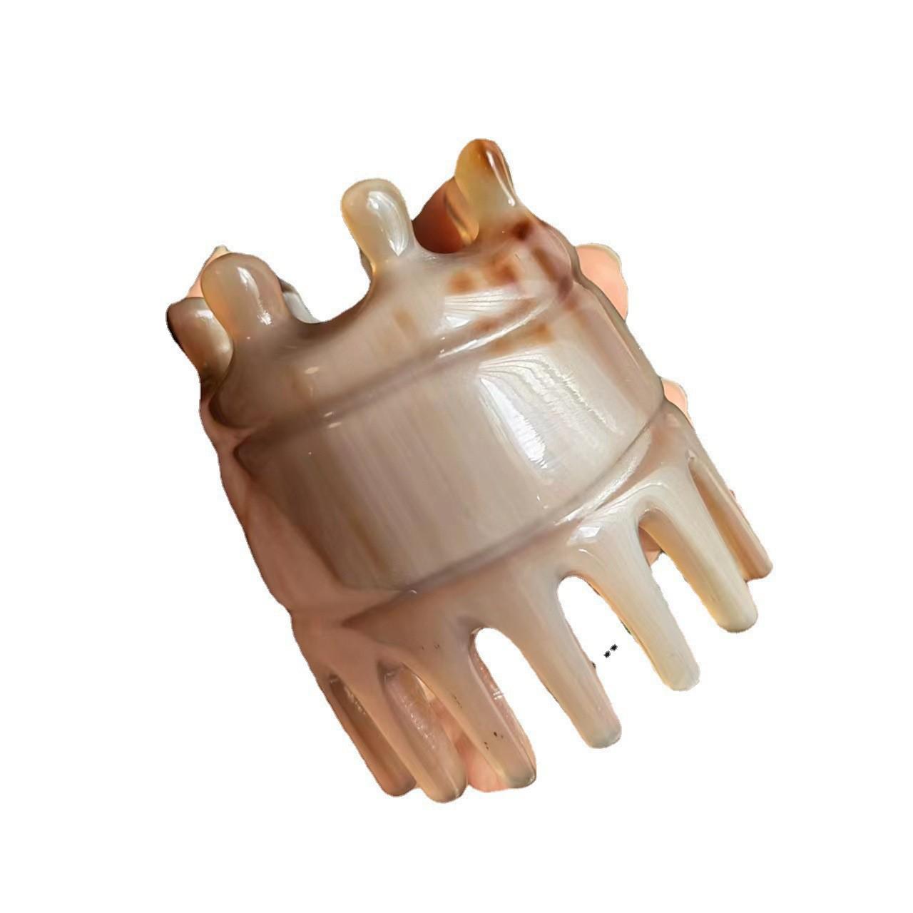 Yak Horn Wide-Tooth Massage Comb for Men & Women - Promotes Healthy Meridians & Gua Sha