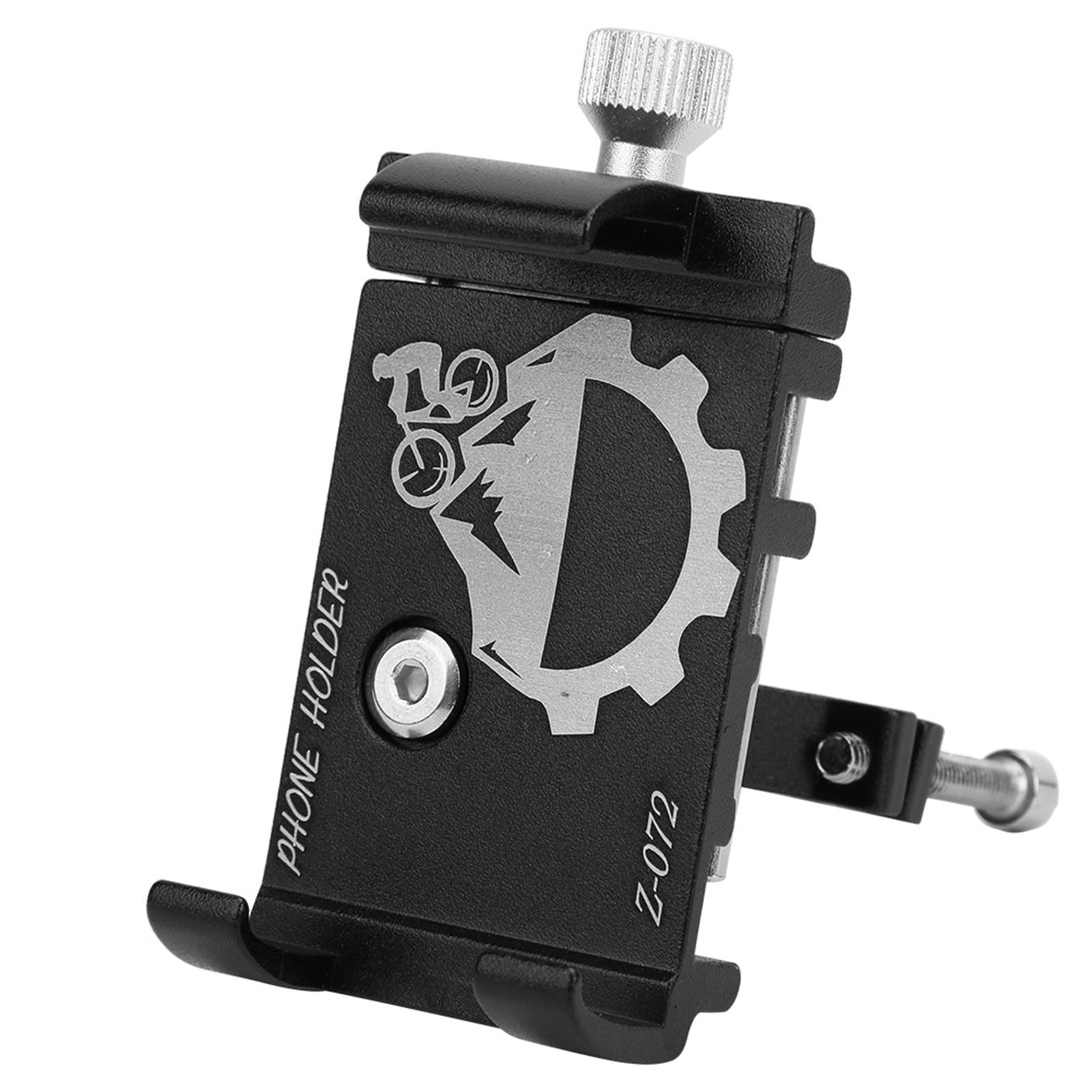 

Кронштейн-держатель для телефона из алюминиевого сплава для велосипеда, оборудование для велоспорта для горного велосипеда, мотоцикла, черный