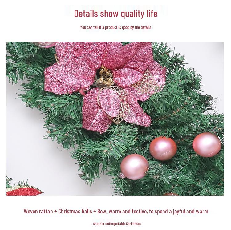 2.7m Dense Simulated Christmas Vine for Window Decoration