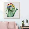 New Arrival 5D DIY Full Circle Diamond Painting "Pot Flower" Embroidery Cross Stitch Home Decor Gift