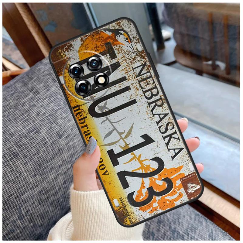

Retro Funny License Plate Case For OnePlus 15 13 12 11 10 9 Pro 13R 13T 12R 10T 8T Nord CE 5 2 3 4 Lite N20 N30 Coque OnePlus 9