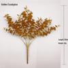 Artificial Golden Plant Picks for Flower Arrangements and Indoor Decoration