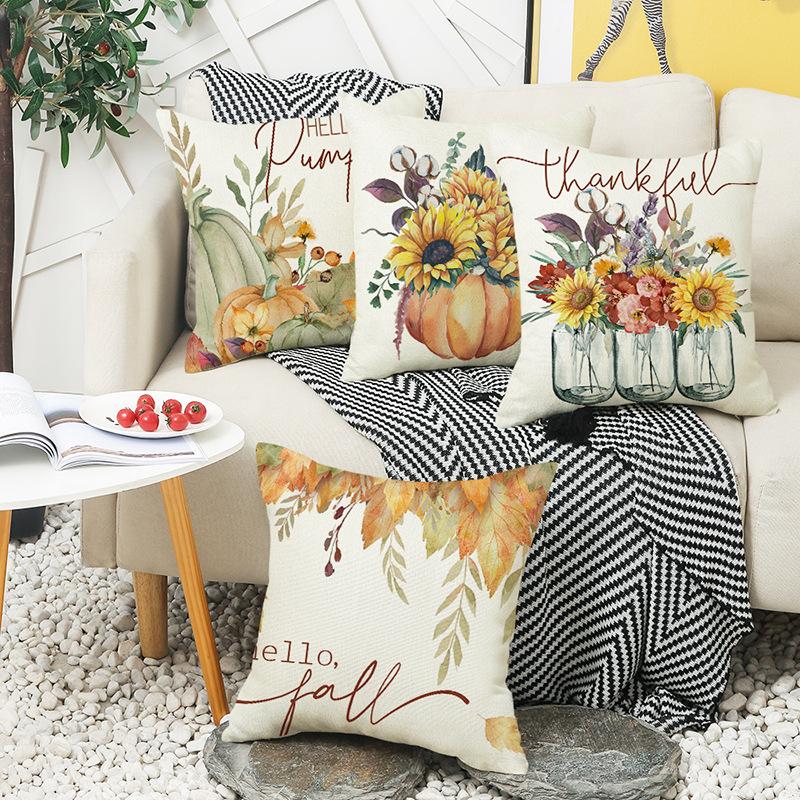New Thanksgiving Series Fashion Sofa Cushions Home Living Room Bedroom Holiday Decoration Cushions Cushions