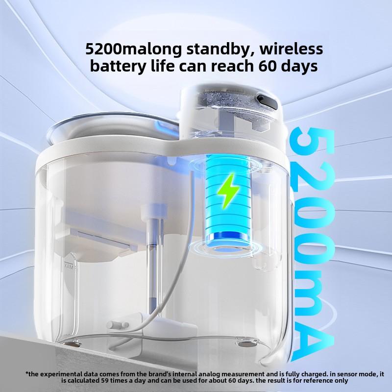 Katzenwasserspender mit konstanter Temperatur, kabelloser Induktions-Wasserspender für Hunde, Heizung für Haustier- und Katzenbedarf