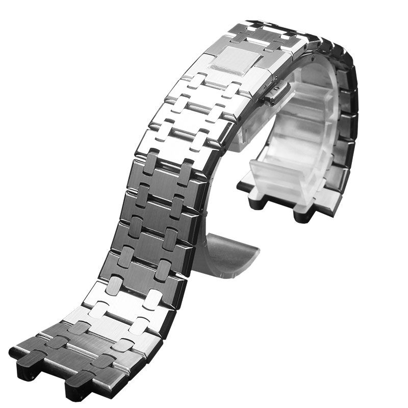 

Прочный браслет для часов из нержавеющей стали 904L для AP 15400 15703 AP ROYAL OAK Audemars Piguet Royal Oak Ремешок для часов 26 мм Мужской Браслет 26mm