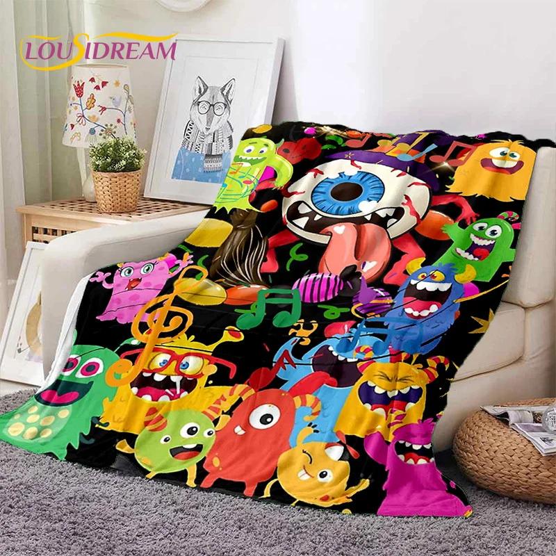 Game My Singing Monsters Cartoon Soft Blankets,Keep Warm Throw Blanket Comfortable Blanket for Picnic Beds Sofa Home Bedroom Kid