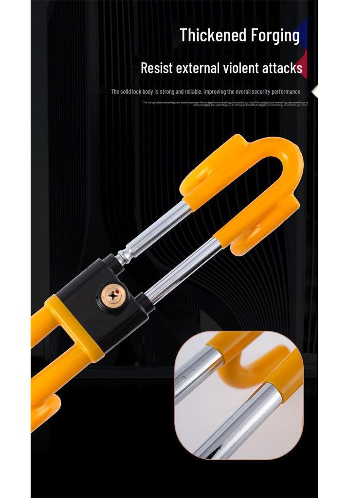 New Anti-theft Car Steering Wheel & Door Lock