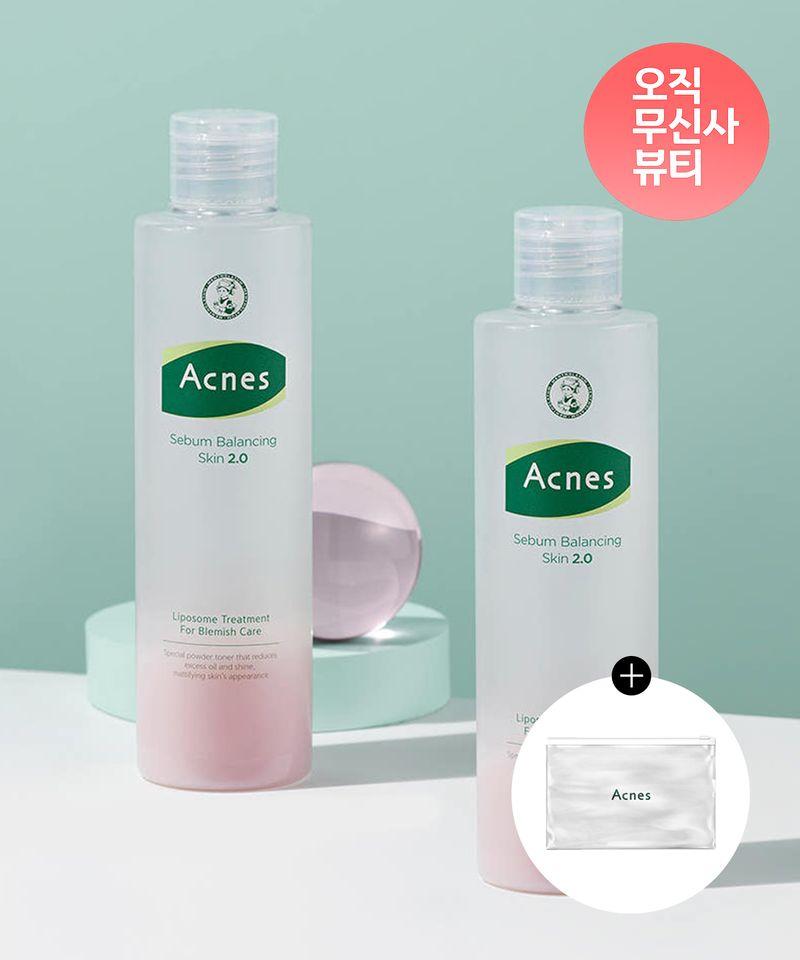 2 x [Oil Blotting Toner] Sebum Balancing Skin 2.0 200ml