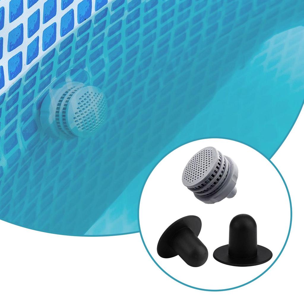 Swimming Pool Pump Strainer Hole Plug Replacement for Intex Pools Ground Swimming Plug Wall Plug Stopper