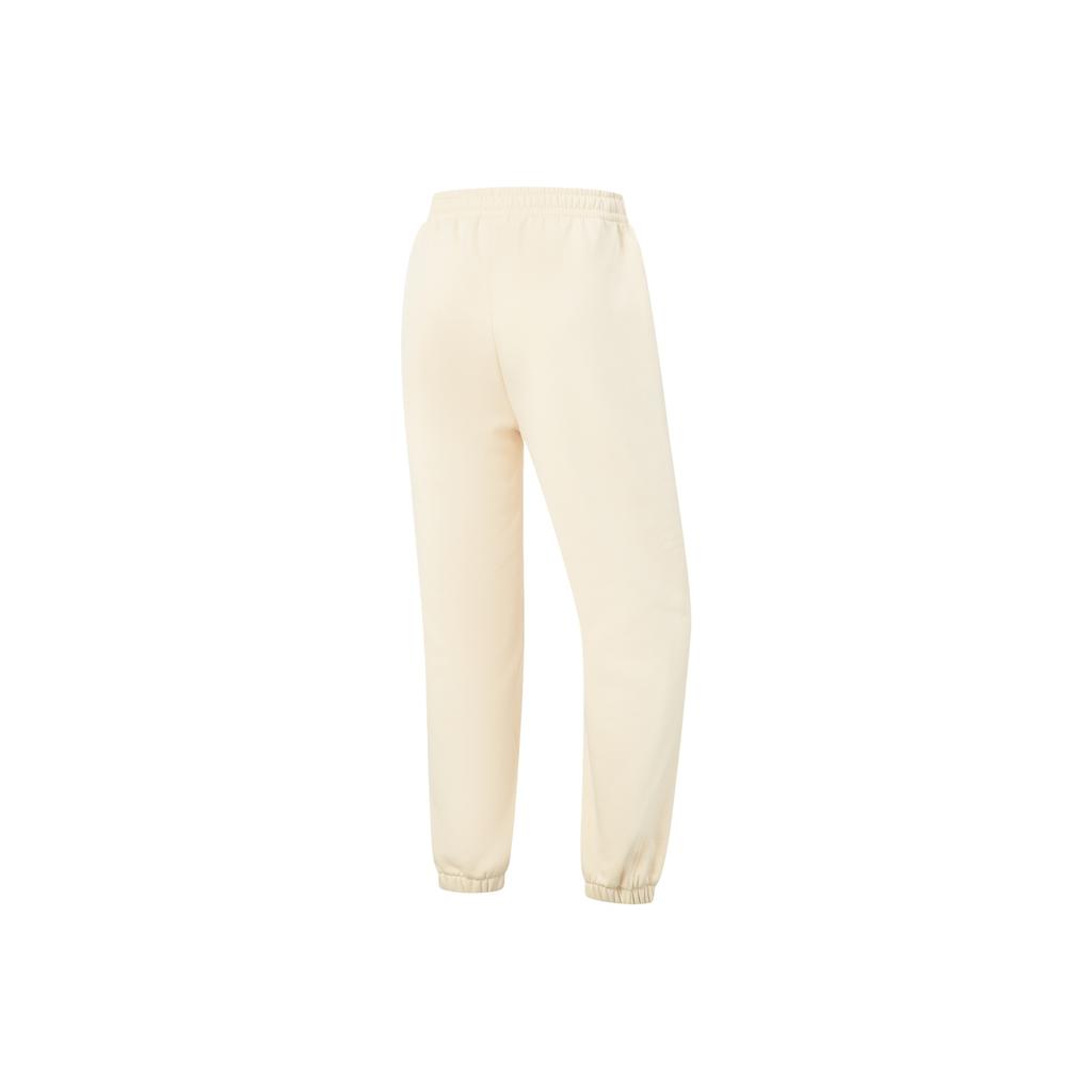 Li Ning Fitness Series Simple Training Anti-Static Antibacterial Far Infrared Thickened Warm Casual Knitted Sports Pants Women Pants AKLVC22-1