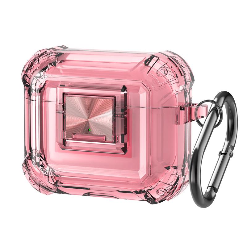 Simple transparent lock for AirPods pro1 apple bluetooth headset cover 1st generation 1st generation anti-drop protective hard case