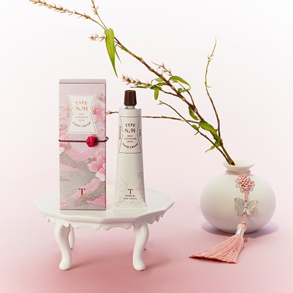 [TYPE No.] Official Perfume Hand Cream Set (40ml + FREE 10ml Mini Shield) - [K-BEAUTY] Long-Lasting Niche Scent & Deep Moisture