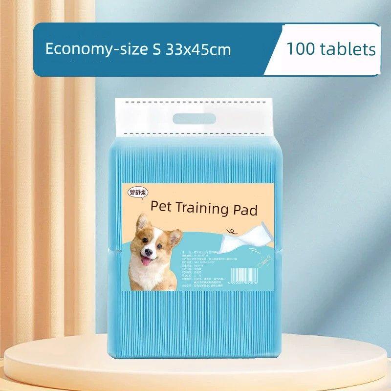 

Лоферы Товары для питомцев Подгузники Пеленка для мочи собаки Утолщенные Водонепроницаемые Подгузники для ухода за кошками Бумага для впитывания мочи Bishu Soft Economic funds S-size trial pack * 20 pieces