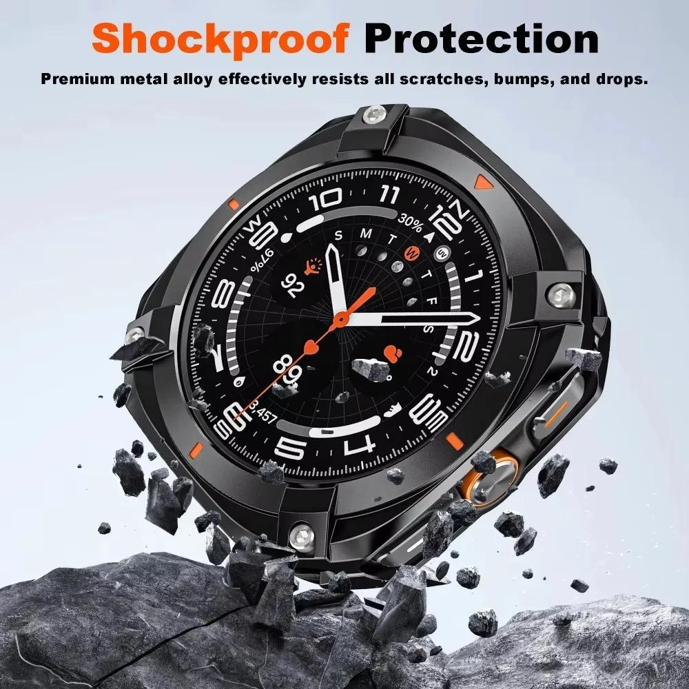 Luxury Armor Aluminium Alloy Case Cover For Samsung Galaxy Watch 7 Ultra 47mm Protective Metal Bumper for Samsung Galaxy Ultra 2025