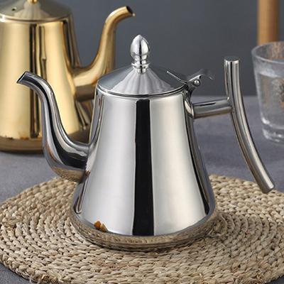 Sturdy Stainless Steel Teapot for Induction Cooker Built In Filter Design