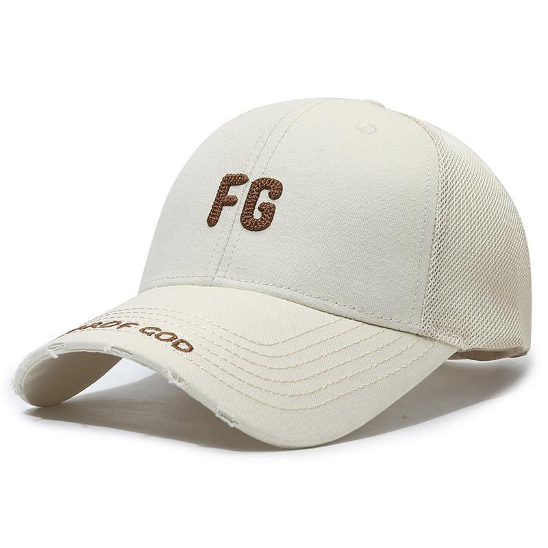 Fashionable Fg Baseball Cap With Embroidered Letters Comfortable Adjustable Hat For All Seasons