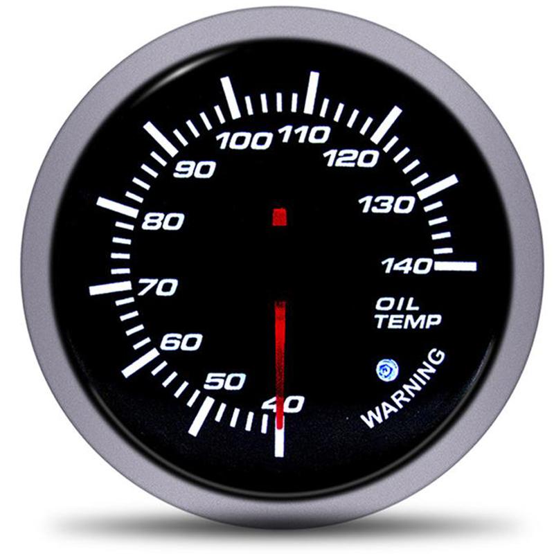 HD 60mm Gauge Oil Temp Gauge 40~140 ℃ Celsius 12 Volt Auto Instrument Motorcycle Oil Temperature Meter with Oil Temp