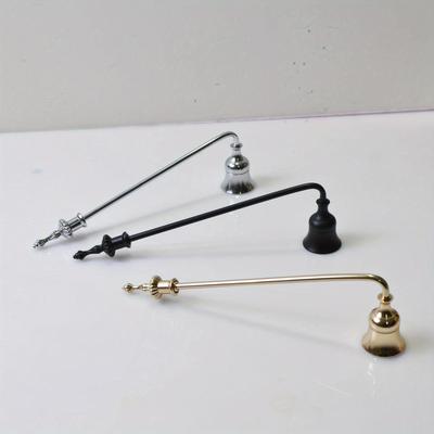 Kerzenlöscher aus Metall Glockenförmig Feuerlöscher Docht Abdeckung Griff Vintage Dekor Zuhause SPA Hotel
