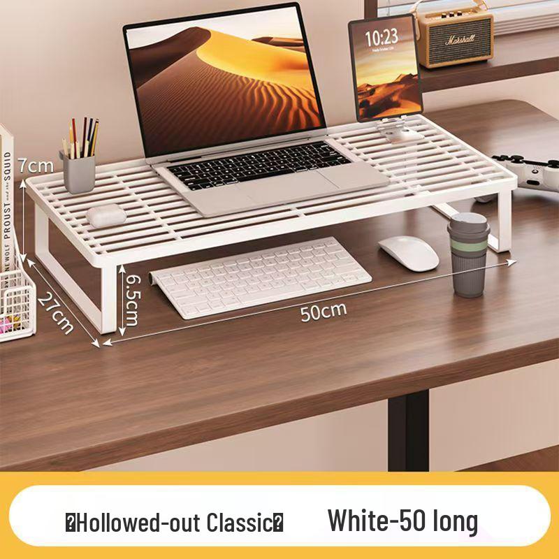Laptop Cooling & Monitor Riser Stand - No Installation Needed