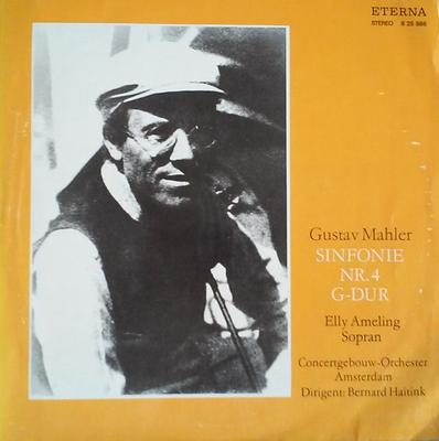 Płyta LP ELLY AMELING ORKIESTRA CONCERTGEBOUW Gustav Mahler Symfonia Nr. 4 GDur 825886 ETERNA 1970 Niemcy Klasyczny Używany