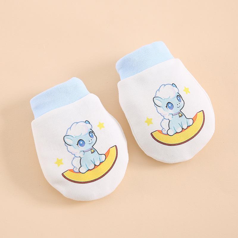 Gants Bébé Respirants en Maille Anti-Rayures - Mordables, Protection des Mains Printemps/Été pour Nouveau-nés